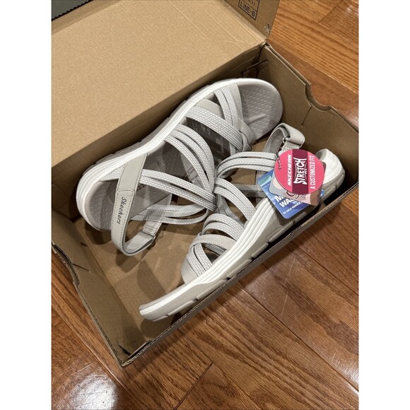 Sketchers USA Reggae Cup Smitten By You Strappy Sandal 9.5 - Picture 2 of 10